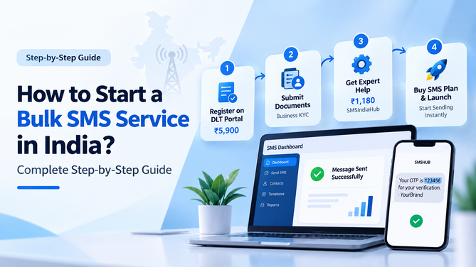 How to Start a Bulk SMS Service in India: The Complete Step-by-Step Guide