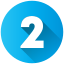 number 2 icon