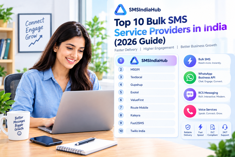 Top 10 Bulk SMS Service Providers in India (2026 Guide)